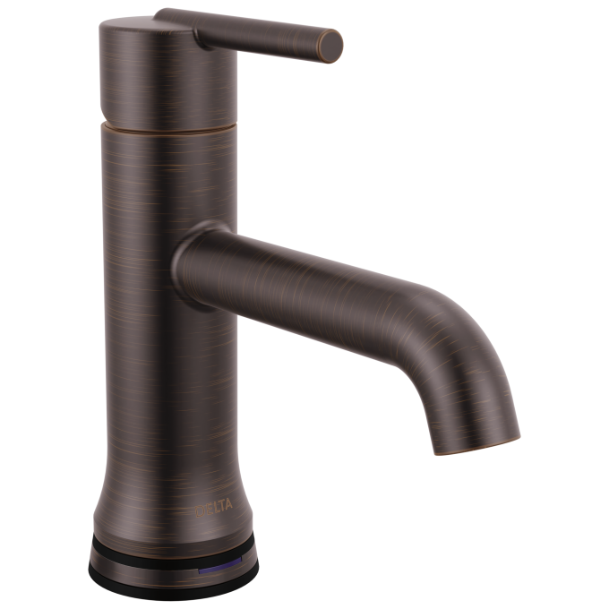 DELTA Trinsic Touch2O Bathroom Faucet with Touchless Technology — Venetian Bronze