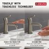 DELTA Trinsic Touch2O Bathroom Faucet with Touchless Technology — Stainless