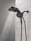 DELTA Universal Showering Components 6-Setting HydroRain with ProClean — Matte Black