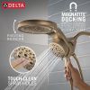 DELTA Universal Showering Components 6-Setting HydroRain with ProClean — Lumicoat® Champagne Bronze