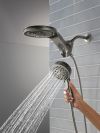 DELTA Universal Showering Components 6-Setting HydroRain with ProClean — Lumicoat® Black Stainless