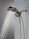 DELTA Universal Showering Components 6-Setting HydroRain with ProClean — Lumicoat® Black Stainless