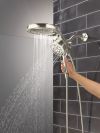 DELTA Universal Showering Components 6-Setting HydroRain with ProClean — Lumicoat® Polished Nickel