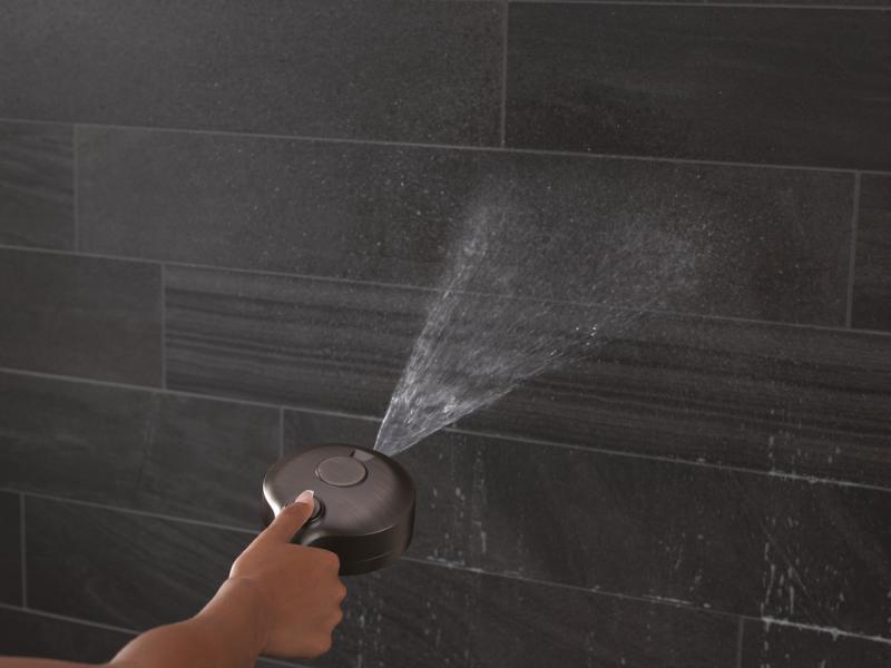 DELTA Universal Showering Components 6-Setting HydroRain with ProClean — Venetian Bronze