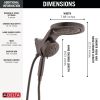 DELTA Universal Showering Components 6-Setting HydroRain with ProClean — Venetian Bronze