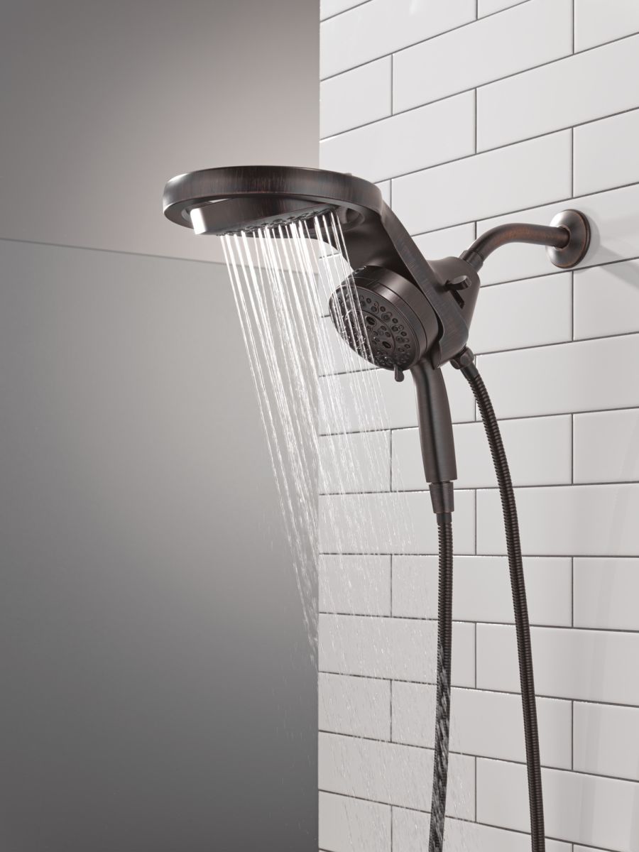 DELTA Universal Showering Components 6-Setting HydroRain with ProClean — Venetian Bronze