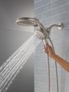 DELTA Universal Showering Components 6-Setting HydroRain with ProClean — Lumicoat® Stainless
