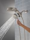 DELTA Universal Showering Components 6-Setting HydroRain with ProClean — Lumicoat® Stainless