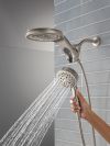 DELTA Universal Showering Components 6-Setting HydroRain with ProClean — Lumicoat® Stainless