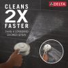 DELTA Universal Showering Components 6-Setting HydroRain with ProClean — Lumicoat® Stainless