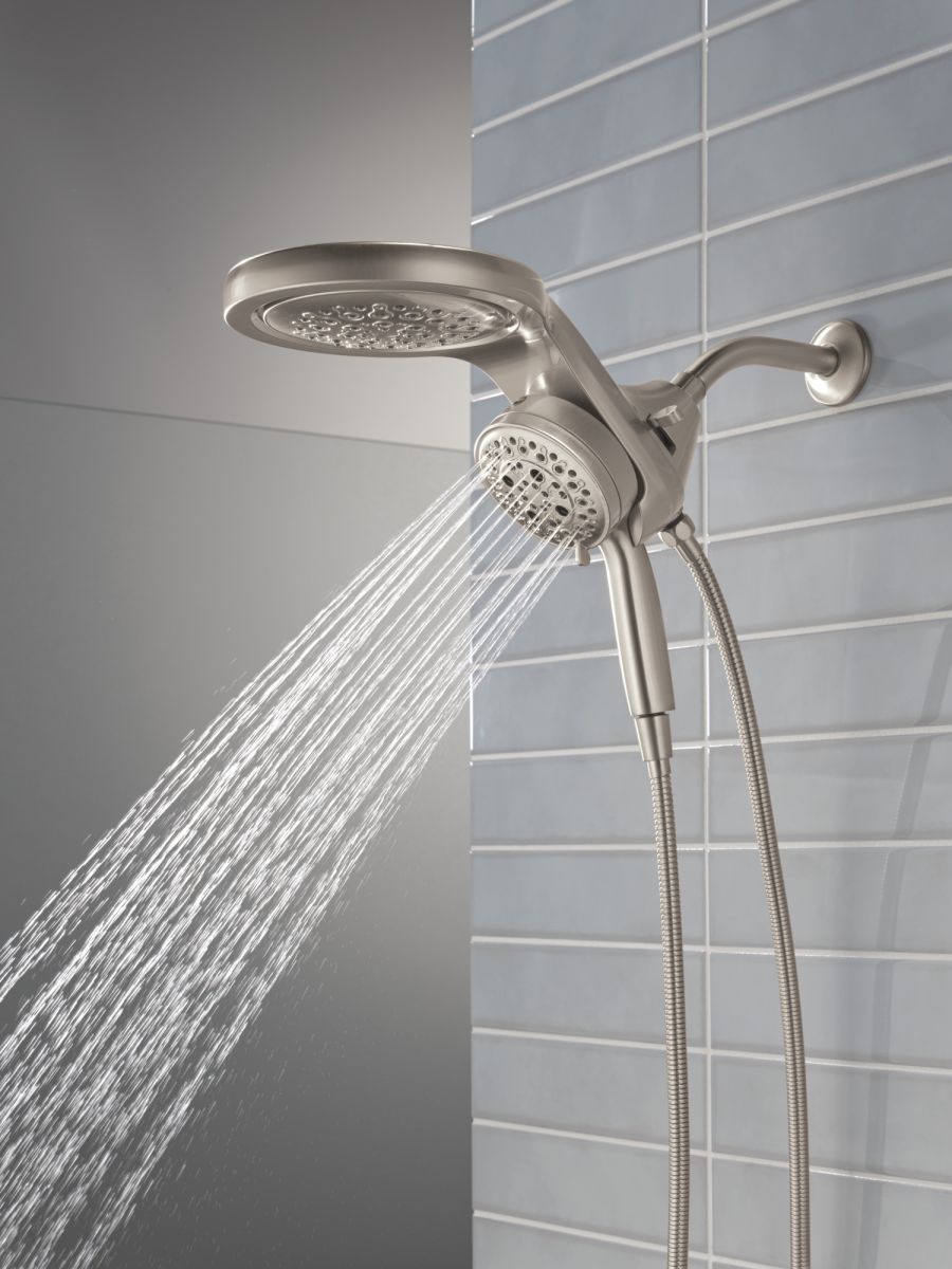 DELTA Universal Showering Components 6-Setting HydroRain with ProClean — Lumicoat® Stainless