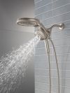 DELTA Universal Showering Components 6-Setting HydroRain with ProClean — Lumicoat® Stainless