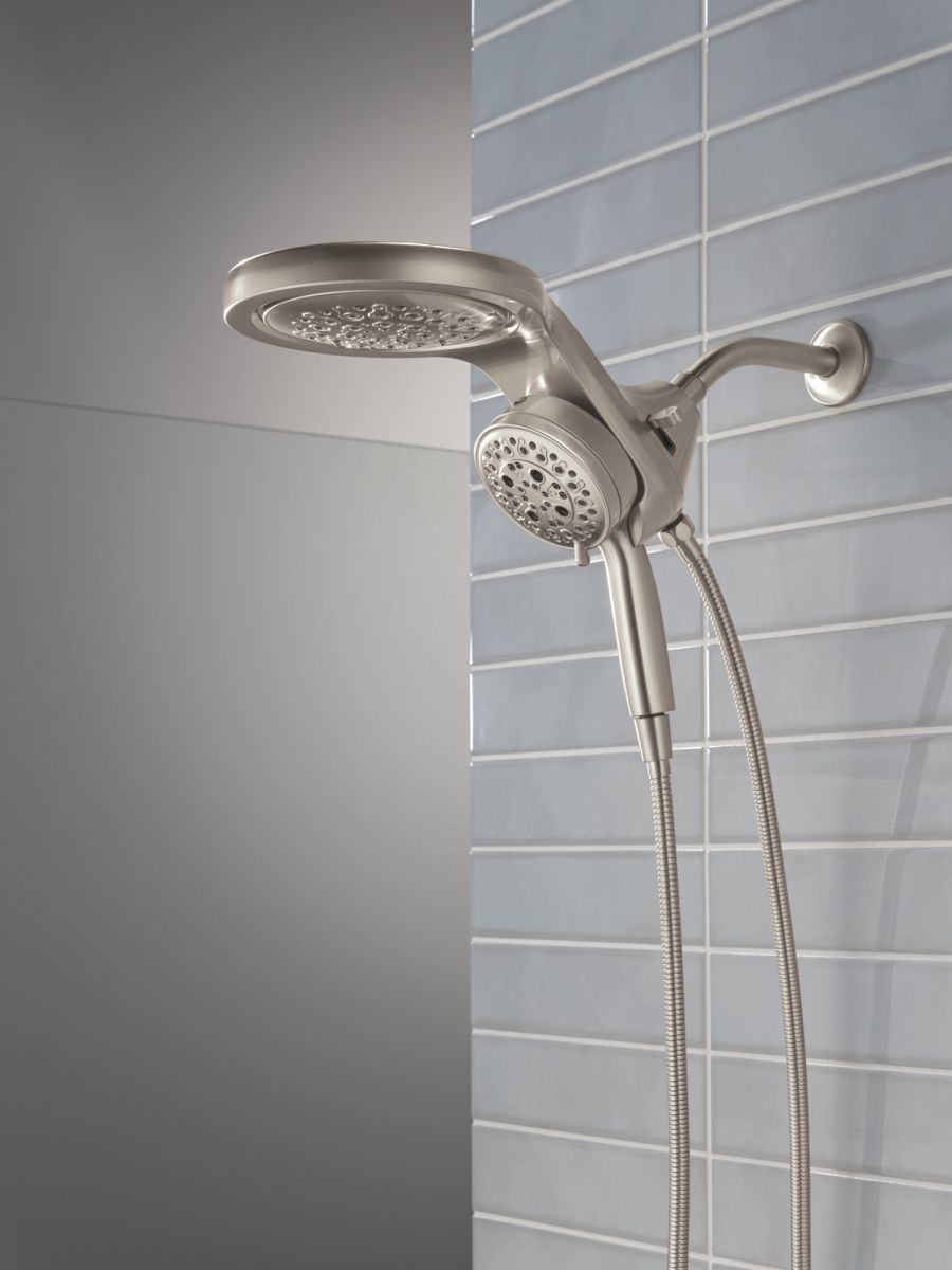 DELTA Universal Showering Components 6-Setting HydroRain with ProClean — Lumicoat® Stainless