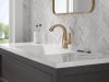 DELTA Lineax Single Handle Bathroom Faucet — Champagne Bronze