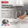 DELTA Lineax Touch2O Bathroom Faucet with Touchless Technology — Stainless