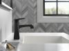 DELTA Ashlyn Single Handle Lavatory Faucet - Metal Pop-Up — Matte Black