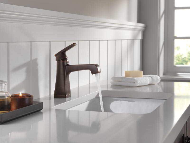 DELTA Ashlyn Single Handle Bathroom Faucet — Venetian Bronze
