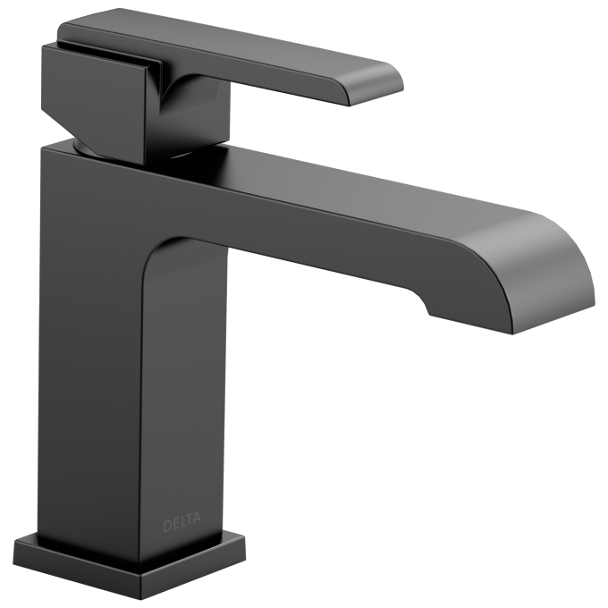 DELTA Ara Single Handle Bathroom Faucet — Matte Black