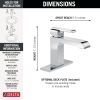 DELTA Ara Single Handle Bathroom Faucet — Chrome