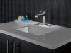 DELTA Ara Single Handle Bathroom Faucet — Stainless