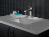 DELTA Ara Single Handle Bathroom Faucet — Stainless