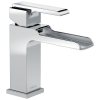 DELTA Ara Single Handle Channel Bathroom Faucet — Chrome