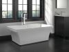 DELTA Ara Single Handle Channel Bathroom Faucet — Chrome