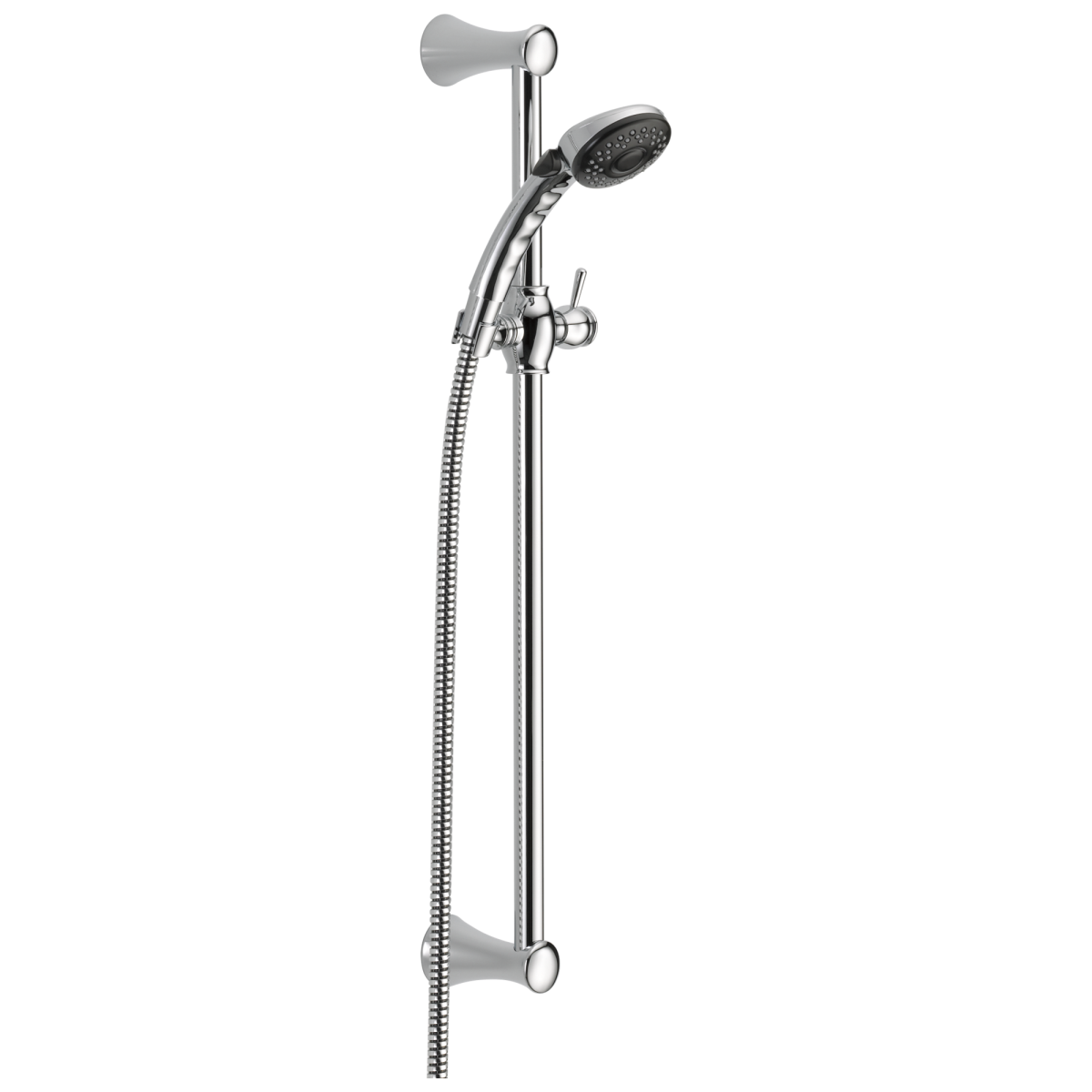 DELTA Universal Showering Components Fundamentals 2-Setting Slide Bar Hand Shower — Chrome
