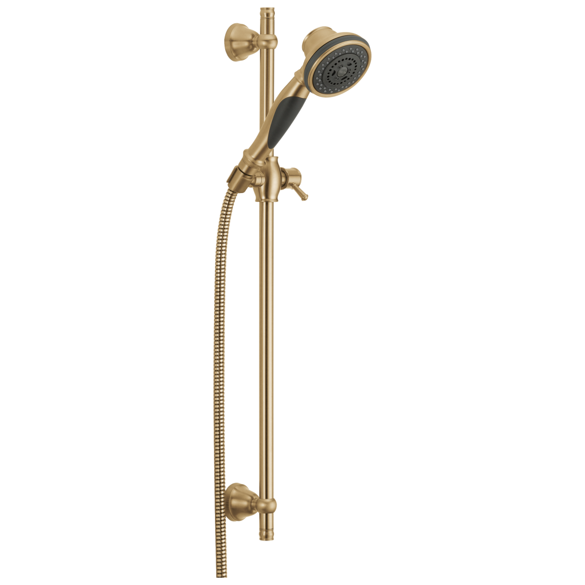 DELTA Other Premium 3-Setting Slide Bar Hand Shower — Champagne Bronze