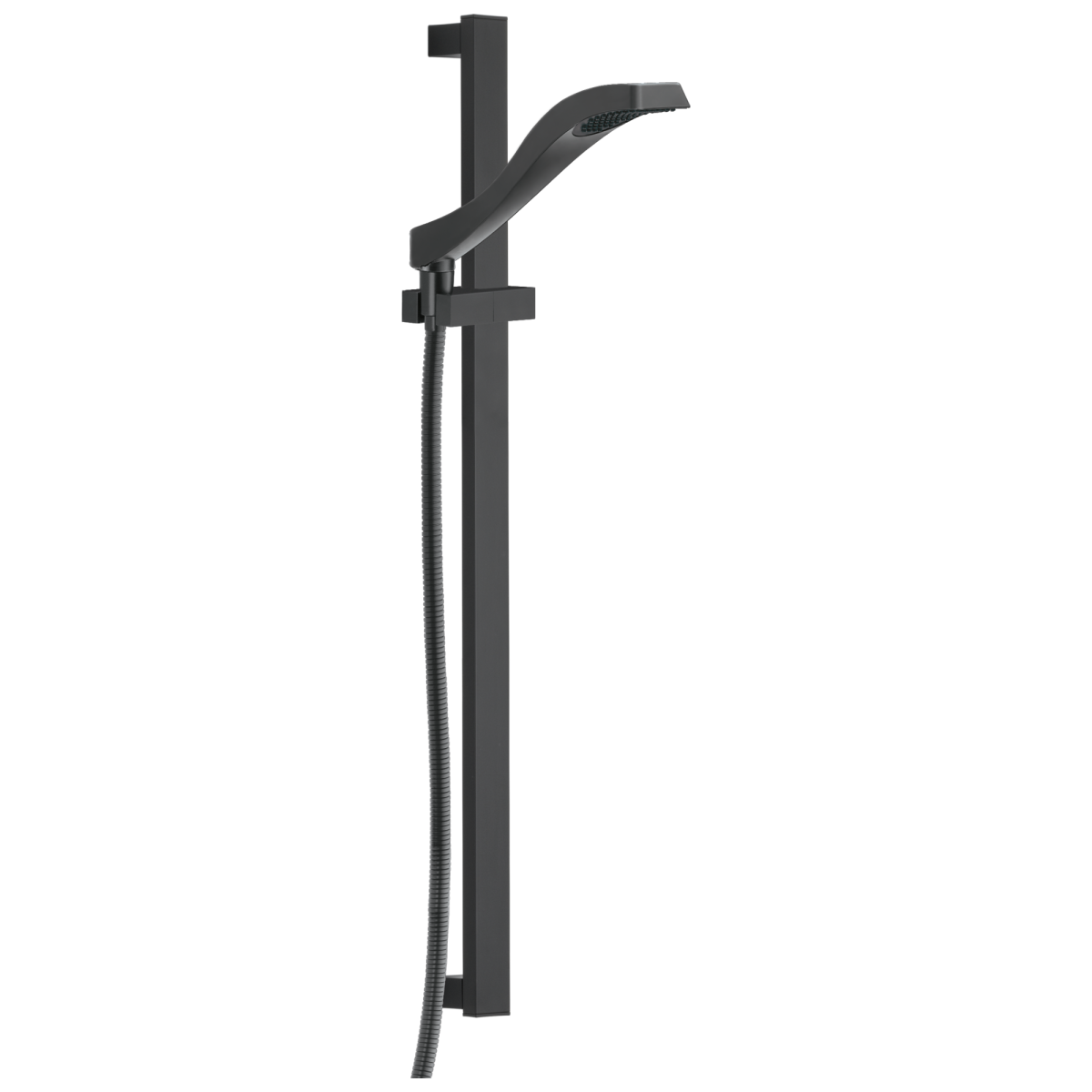 DELTA Dryden Premium Single-Setting Slide Bar Hand Shower — Matte Black