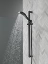 DELTA Dryden Premium Single-Setting Slide Bar Hand Shower — Matte Black