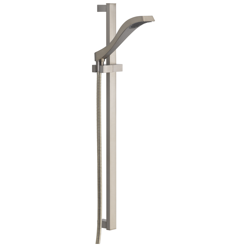 DELTA Dryden Premium Single-Setting Slide Bar Hand Shower — Stainless