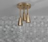 DELTA Universal Showering Components H2Okinetic Pendant Raincan Shower Head — Champagne Bronze