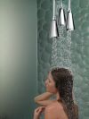 DELTA Universal Showering Components H2OKINETIC Pendant Raincan Shower Head — Chrome