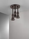 DELTA Universal Showering Components H2OKINETIC Pendant Raincan Shower Head with LED Light — Venetian Bronze