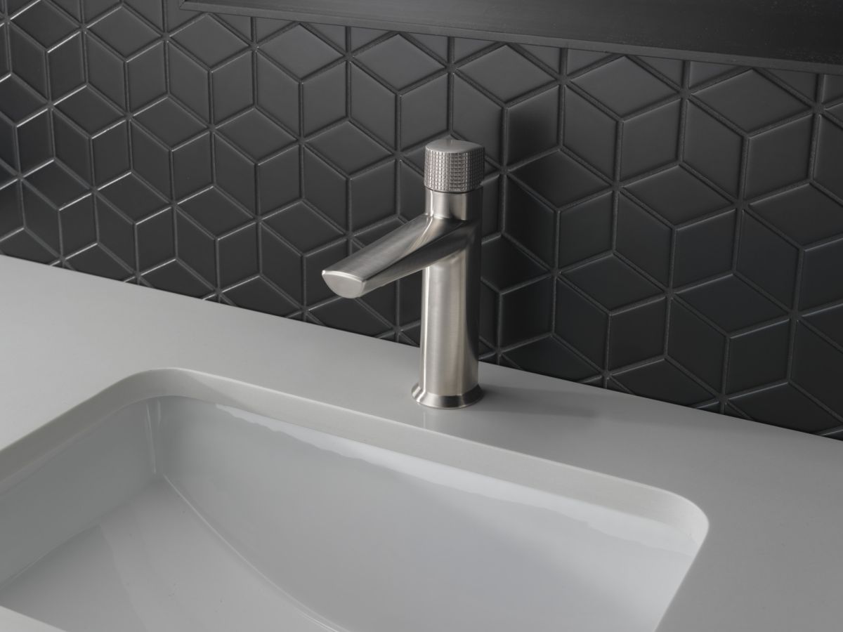 DELTA Galeon Single Handle Bathroom Faucet — Lumicoat® Stainless