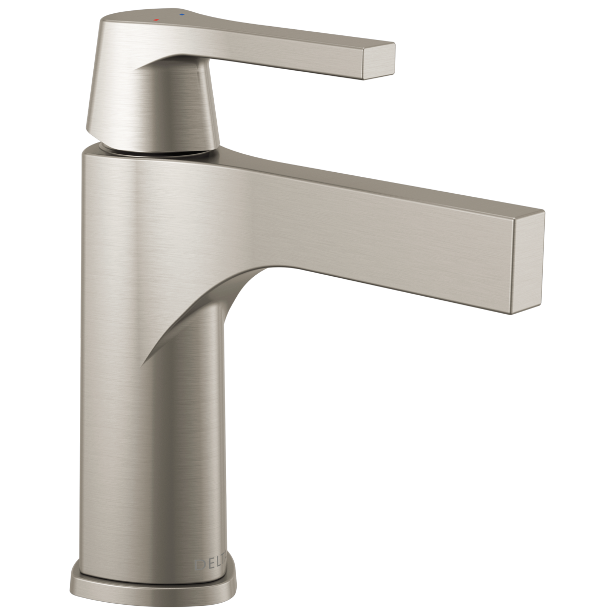 DELTA Zura Single Handle Bathroom Faucet — Stainless