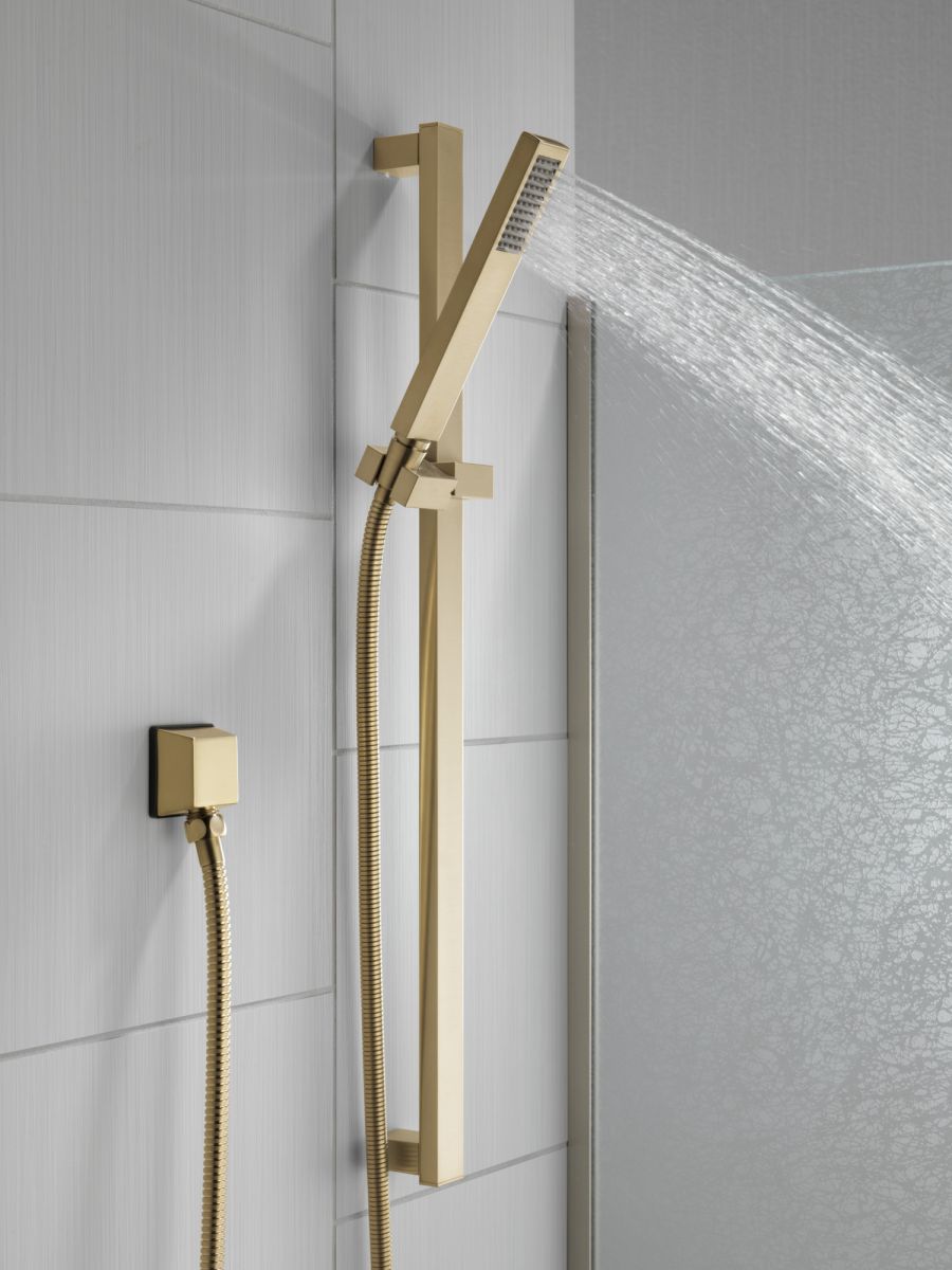 DELTA Vero Premium Single-Setting Slide Bar Hand Shower — Champagne Bronze