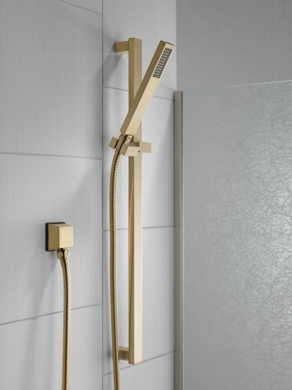 DELTA Vero Premium Single-Setting Slide Bar Hand Shower — Champagne Bronze