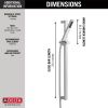 DELTA Vero Premium Single-Setting Slide Bar Hand Shower — Chrome