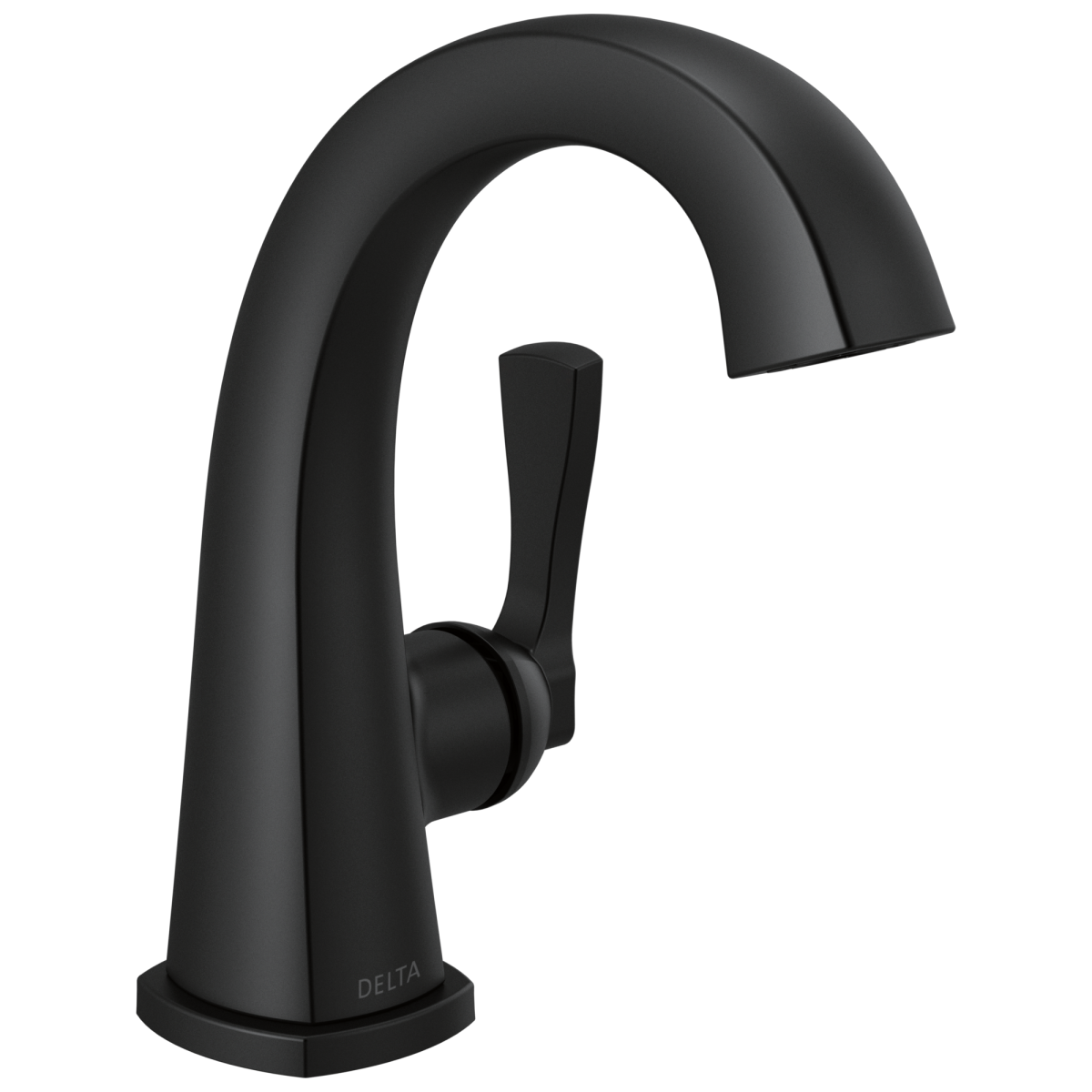 DELTA Stryke Single Handle Bathroom Faucet — Matte Black