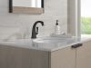 DELTA Stryke Single Handle Bathroom Faucet — Matte Black