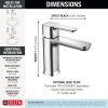 DELTA Modern Single Handle Project-Pack Bathroom Faucet — Chrome