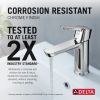DELTA Modern Single Handle Project-Pack Bathroom Faucet — Chrome