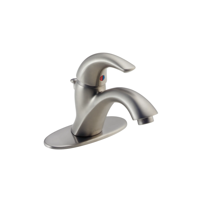 DELTA Classic Single Handle Bathroom Faucet — Stainless