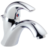 DELTA Classic Single Handle Bathroom Faucet — Chrome