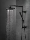 DELTA Universal Showering Components Shower Column 18" Angular — Matte Black