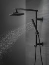 DELTA Universal Showering Components Shower Column 18" Angular — Matte Black