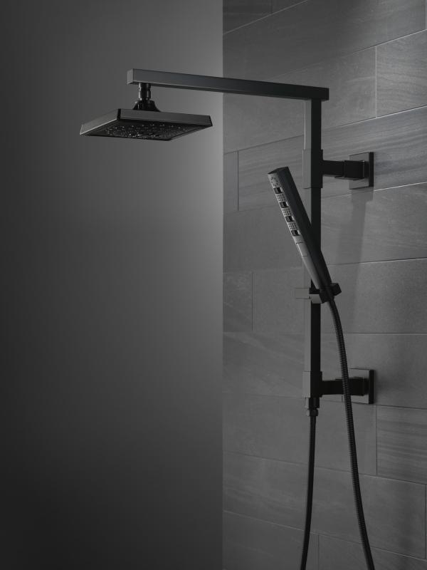 DELTA Universal Showering Components H2OKINETIC 4-Setting Hand Shower — Matte Black
