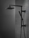 DELTA Universal Showering Components Shower Column 18" Angular — Matte Black
